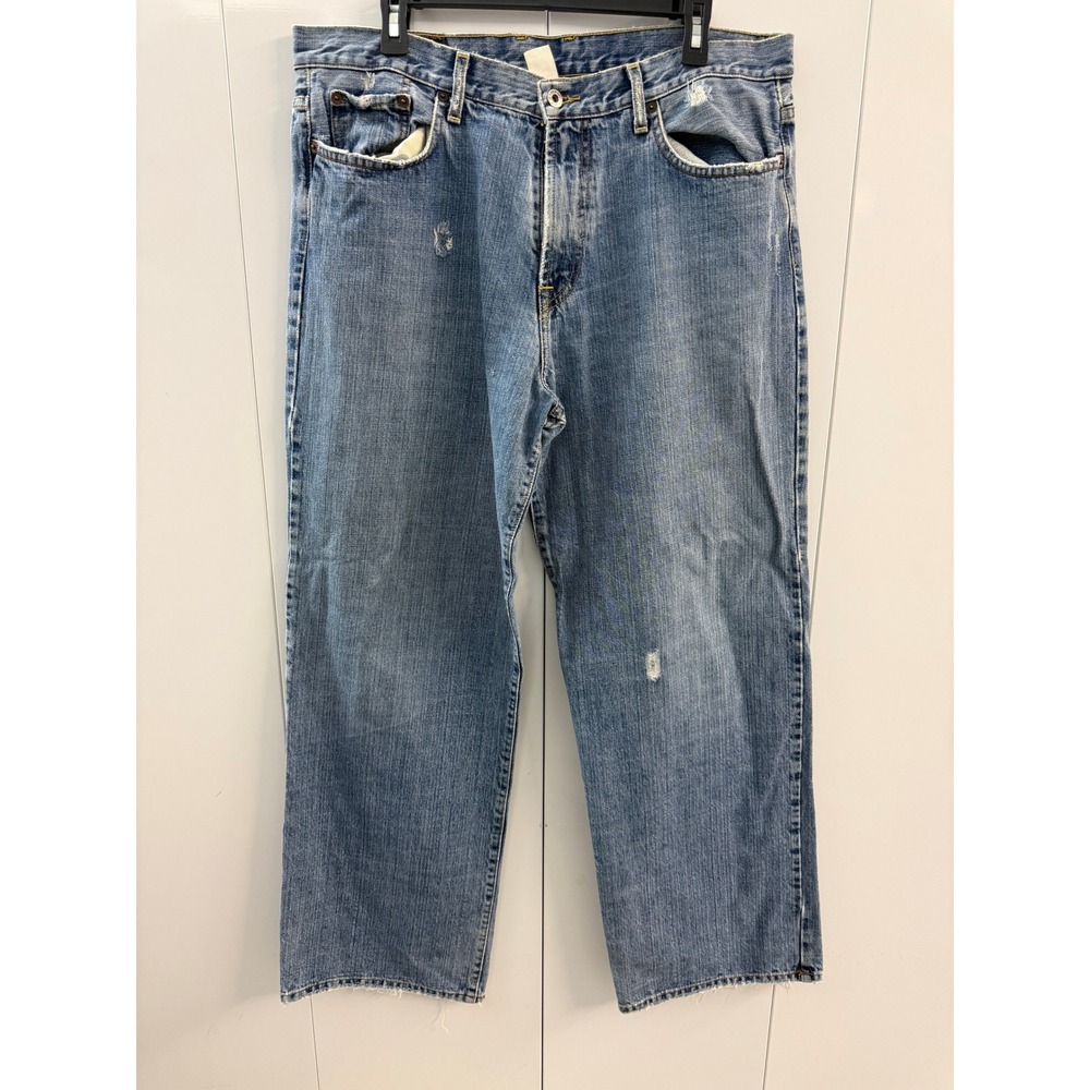 Lucky Brand Dungarees Mens 36 Vintage Distressed Made in USA Jeans 72CC060